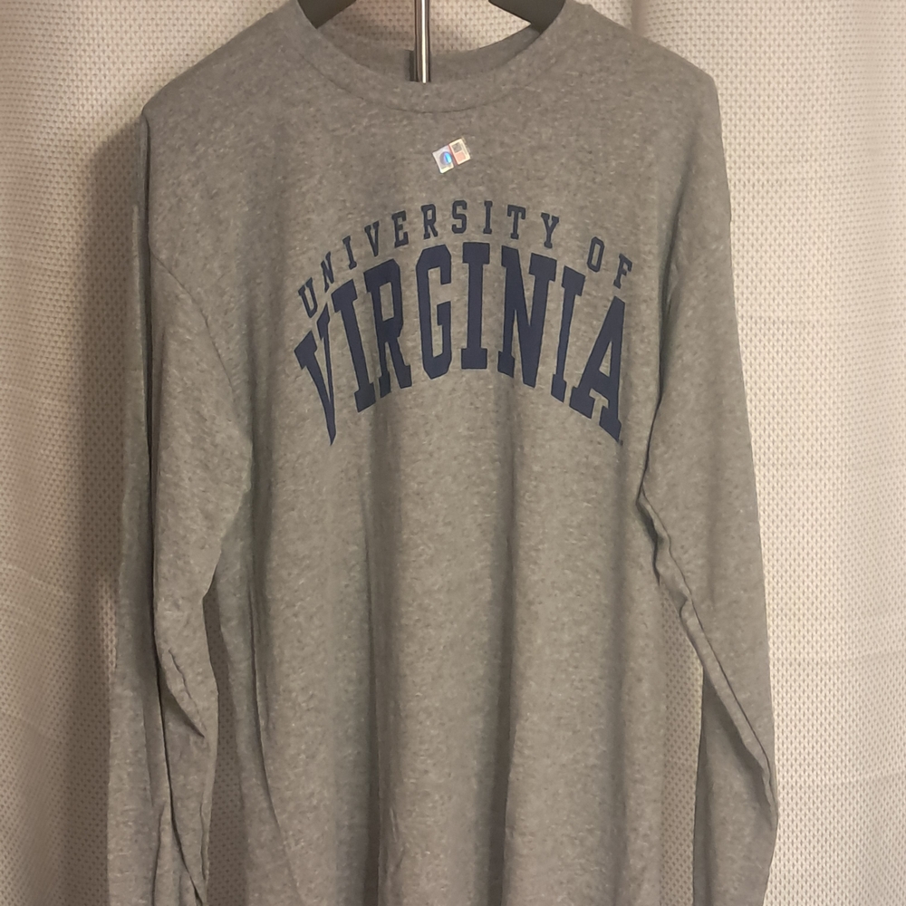 University of Virginia Gray Long Sleeve Tee